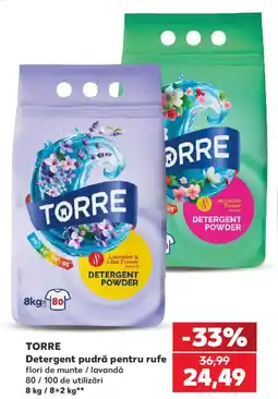 Kaufland Torre detergent pudră pentru rufe Ofertă