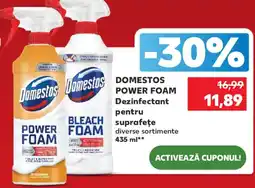 Kaufland domestos power foam Ofertă