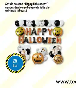 TEDI Set de baloane Happy Halloween Ofertă