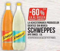 Mega Image Schweppes apă tonică Ofertă