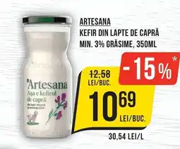 Mega Image Artesana kefir din lapte de capră Ofertă