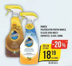 Mega Image Pronto pulverizator pentru mobilă, cu aloe vera/multi-suprafețe, clasic Ofertă