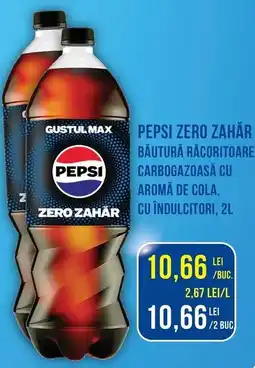 Mega Image Pepsi zero zahăr Ofertă