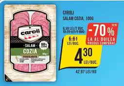Mega Image Caroli salam cozia Ofertă