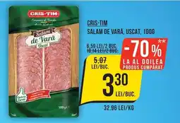 Mega Image Cris-tim salam de vară uscat Ofertă