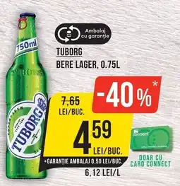 Mega Image Tuborg bere lager Ofertă