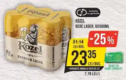 Mega Image Kozel bere lager Ofertă