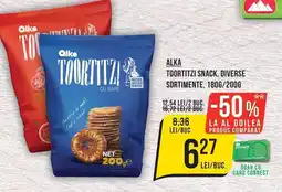 Mega Image Alka toortitzi snack Ofertă