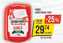 Mega Image caroli șuncă praga Ofertă