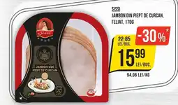 Mega Image Sissi jambon din piept de curcan Ofertă