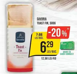 Mega Image Savoria toast fin Ofertă