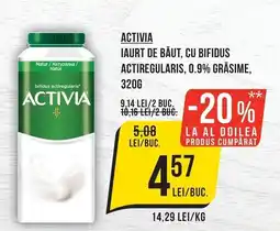 Mega Image Activia iaurt de băut cu bifidus actiregularis Ofertă