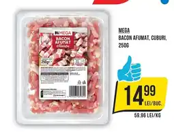 Mega Image Mega bacon afumat cuburi Ofertă