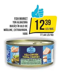 Mega Image Fish Market ton albacora bucăți în ulei de măsline, extravirgin Ofertă
