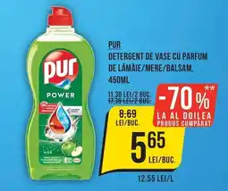 Mega Image Pur detergent de vase cu parfum de lămâie/mere/balsam Ofertă