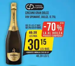 Mega Image Cinzano gran dolce vin spumant, dulce Ofertă
