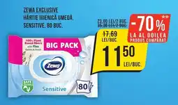 Mega Image Zewa hârtie igienică umedă sensitive Ofertă