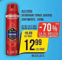 Mega Image Old Spice deodorant spray Ofertă