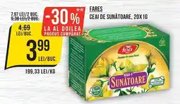 Mega Image Fares ceai de sunătoare Ofertă