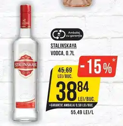 Mega Image Stalinskaya Vodca Ofertă