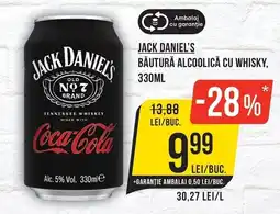 Mega Image Jack Daniel's băutură alcoolică cu whisky Ofertă