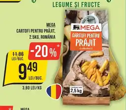 Mega Image Mega cartofi pentru prăjit Ofertă