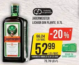Mega Image Jagermeister lichior din plante Ofertă
