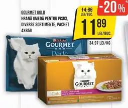 Mega Image Gourmet gold hrană umedă pentru pisici Ofertă