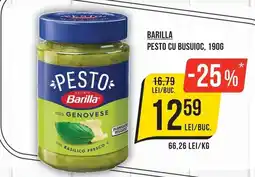 Mega Image Barilla pesto cu busuioc Ofertă
