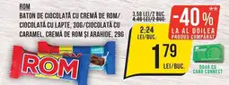 Mega Image Rom baton de ciocolata cu cremă de rom Ofertă
