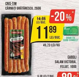 Mega Image Cris-tim carnati gratarescu Ofertă