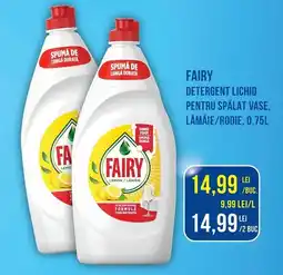 Mega Image Fairy detergent lichid pentru spălat vase, lămâie/rodie Ofertă