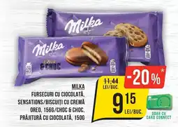Mega Image Milka fursecuri cu ciocolata, sensations Ofertă