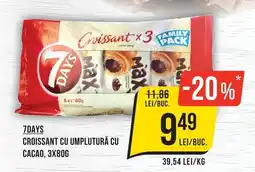Mega Image 7days croissant cu umplutură cu cacao Ofertă