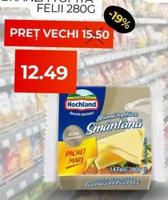 Hochland brânză topită cu smântână