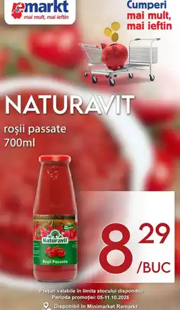 Remarkt Naturavit roșii passate Ofertă