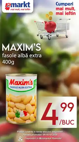 Remarkt Maxim's fasole albă extra Ofertă