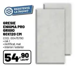 Ambient Gresie Enigma Pro Grigio Ofertă