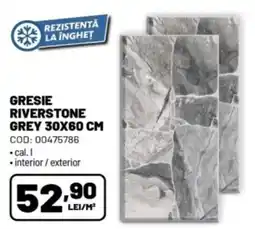 Ambient Gresie riverstone grey Ofertă