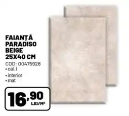 Ambient Faianta Paradiso Beige Ofertă