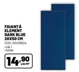 Ambient Faiantă Element Dark Blue Ofertă