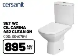 Ambient Cersanit set wc cil carina 482 clean on Ofertă
