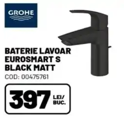 Ambient Grohe baterie lavoar eurosmart s black matt Ofertă