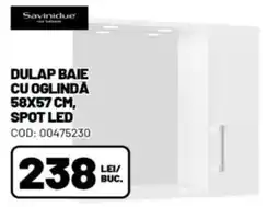 Ambient Savinidue dulap baie cu oglindă Ofertă