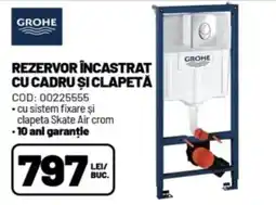 Ambient Grohe rezervor încăstrat cu cadru și clapetă Ofertă