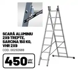 Ambient Elkif scară aluminiu 2x9 trepte Ofertă