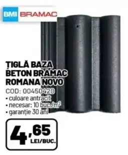 Ambient Bramac tigla baza beton romana novo Ofertă