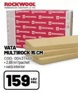 Ambient Rockwool vata multirock 15 cm Ofertă