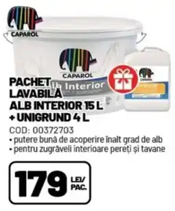 Ambient Caparol lavabila alb interior Ofertă