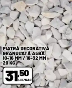 Ambient Piatră decorativă granulată albă Ofertă